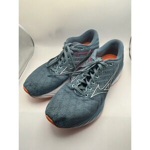 Mizuno Wave Inspire 19 Blue Orange Running Shoes Womens 10.5 J1GD224411